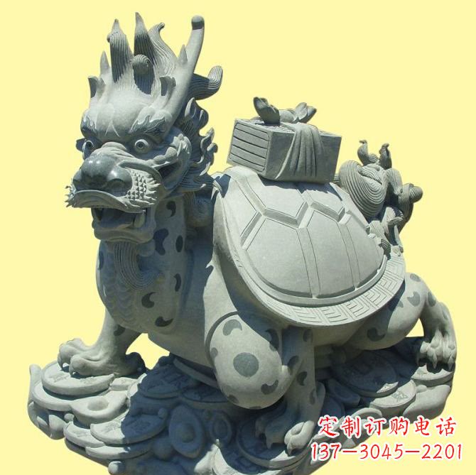 金华大理石龙龟雕塑
