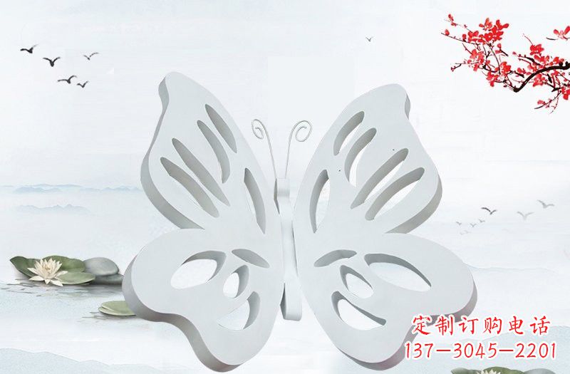 金华高级大理石镂空蝴蝶雕塑