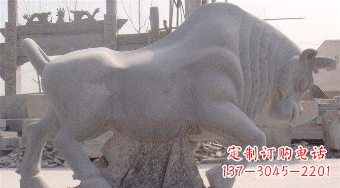 金华大理石牛雕塑——让你家里充满独特艺术气息
