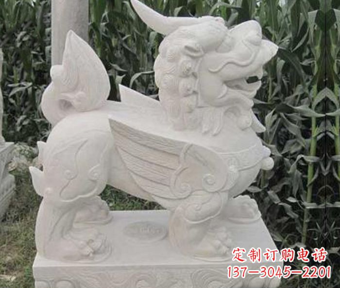 金华古典貔貅石雕,精美手工雕刻艺术