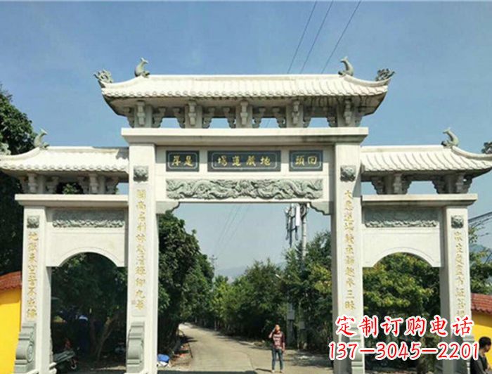 金华大理石牌坊雕塑