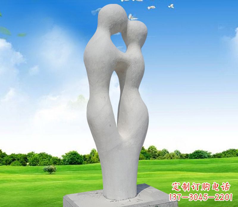 金华情侣石雕,永恒的爱恋