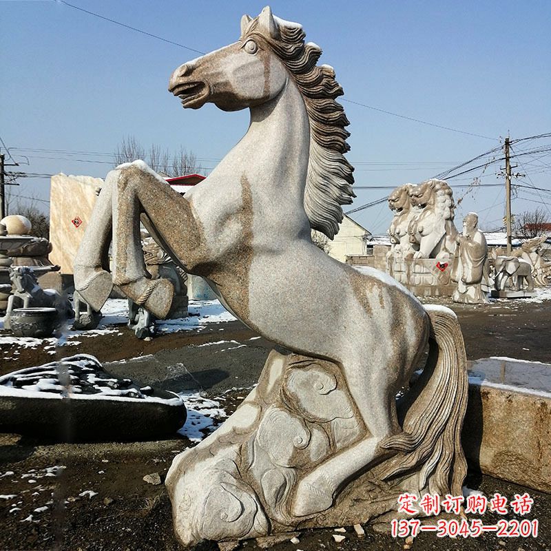 金华大理石生肖马雕塑