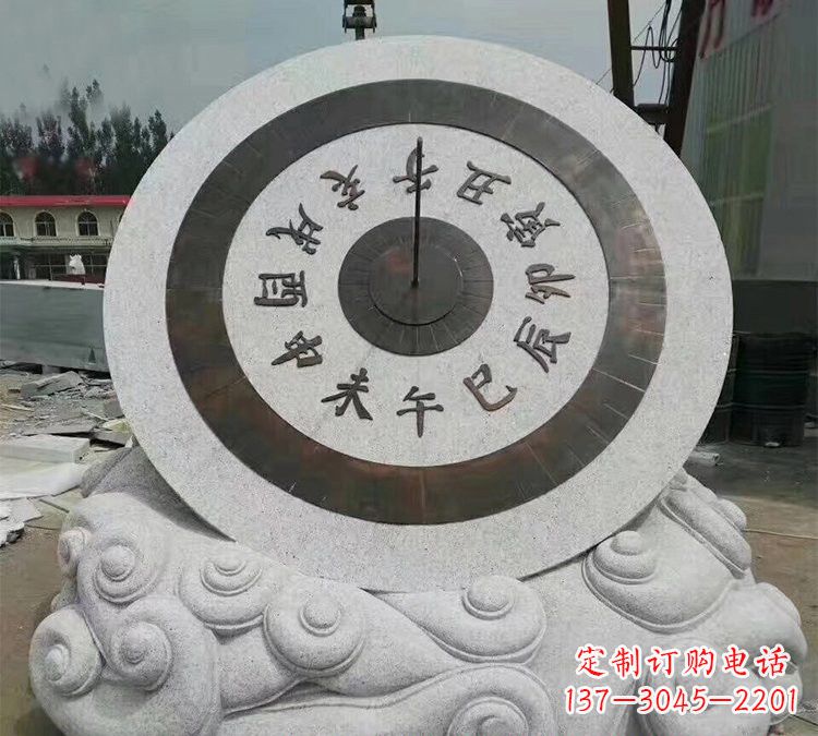 金华精美大理石十二时辰日晷雕塑