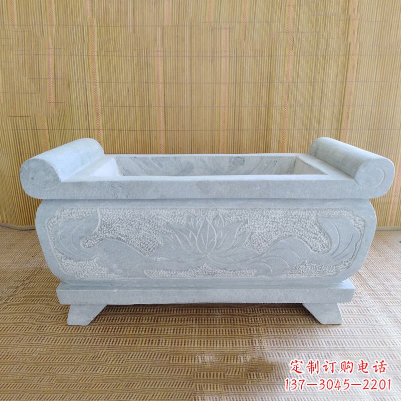 金华精美大理石石雕香炉雕塑