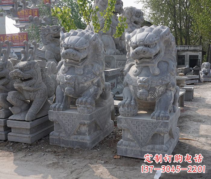 金华大理石狮子雕塑