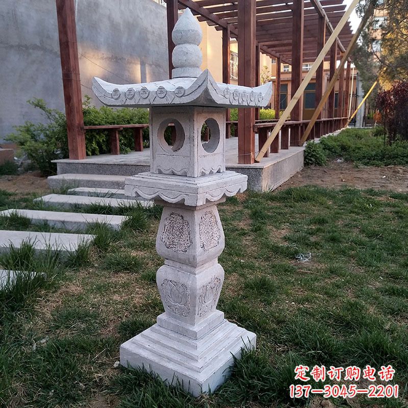 金华大理石灯笼雕塑