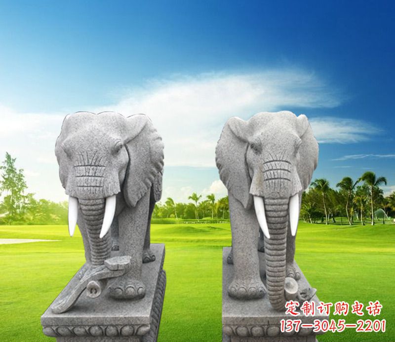 金华精美大象雕塑,招财进宝