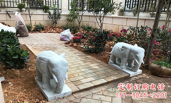 金华大理石小象石雕,让你的大好家园更加美丽