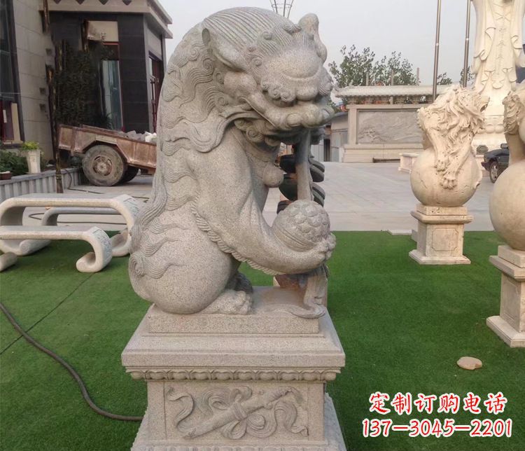 金华优雅精致的大理石独角兽雕塑