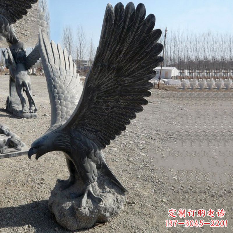 金华大鹏展翅老鹰石雕