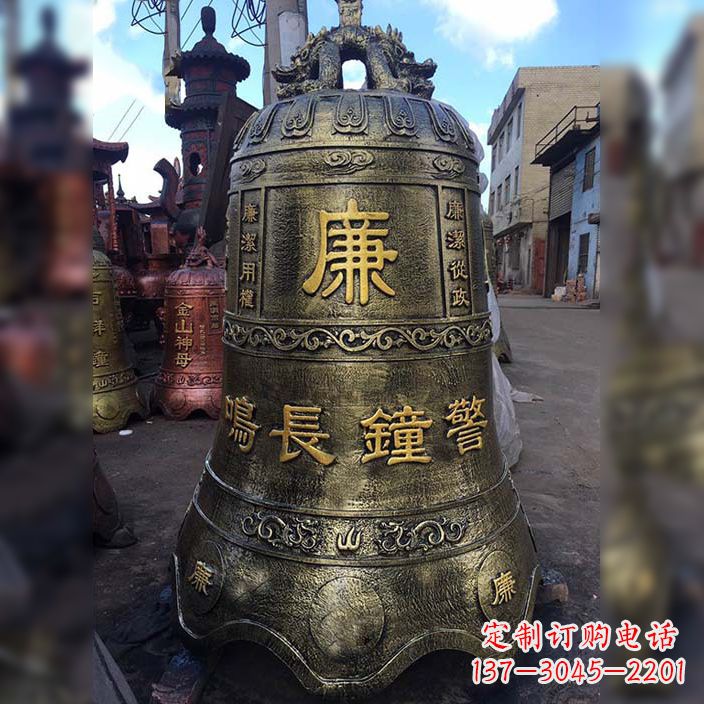 金华特色大型铜钟雕塑