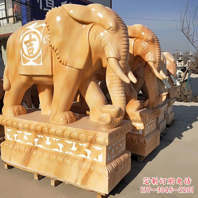 金华大象石雕风水