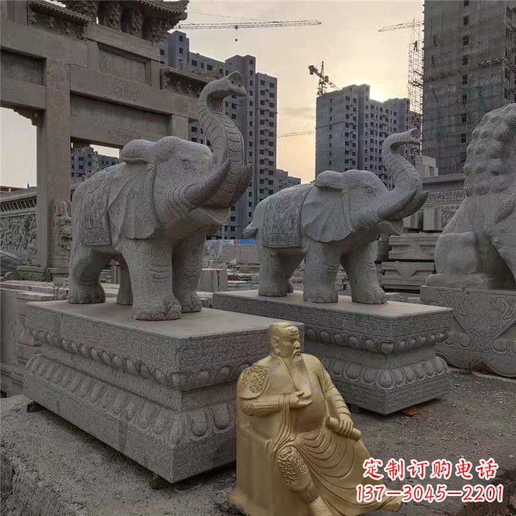 金华大象石雕吸水