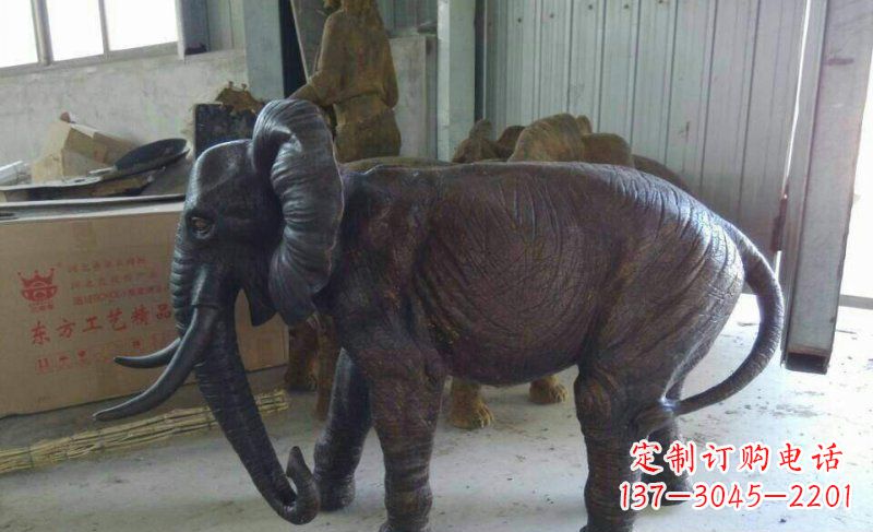 金华大象铜雕广场动物雕塑