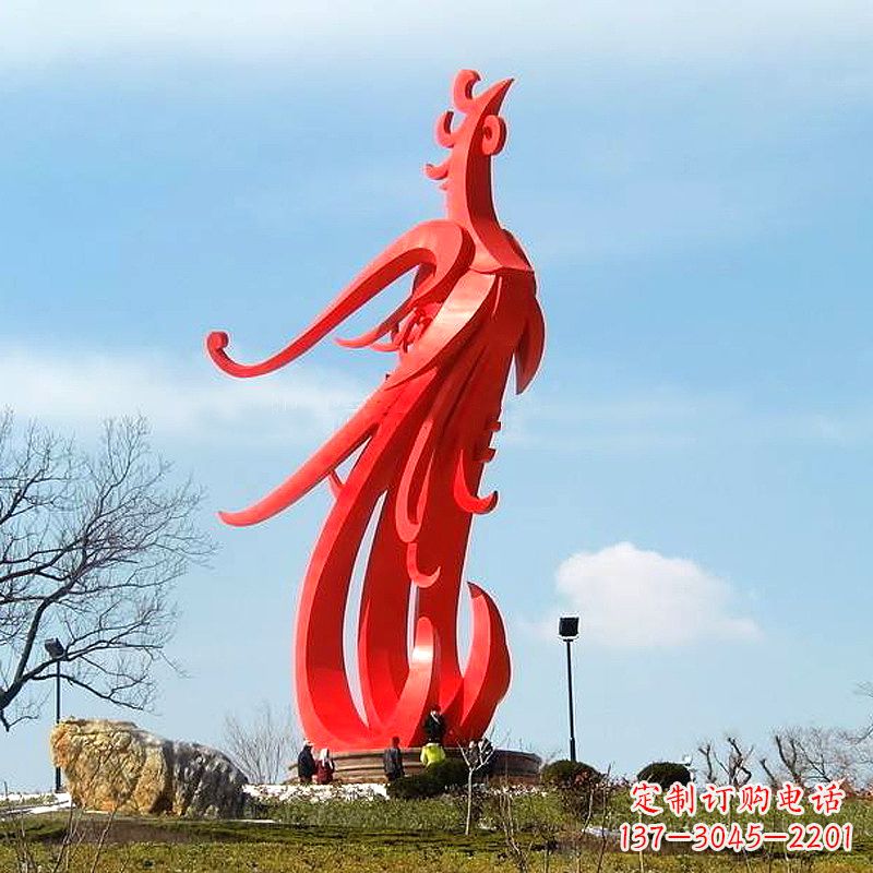 金华凤凰不锈钢雕塑,增添景区魅力