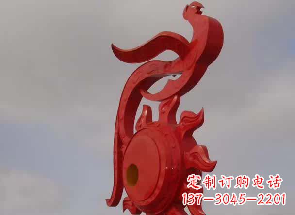 金华精美凤凰不锈钢雕塑