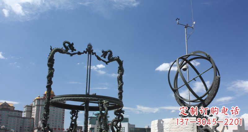 金华大型浑天仪广场景观铜雕