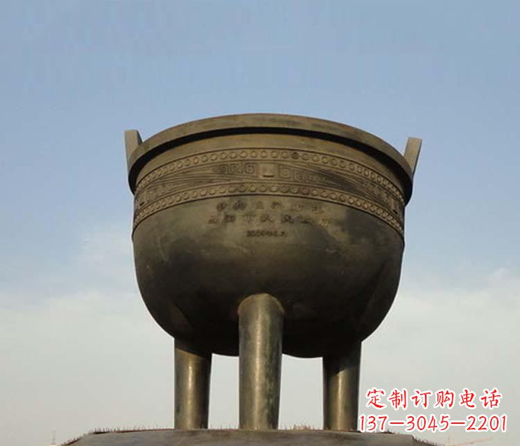 金华精美铜香炉雕塑