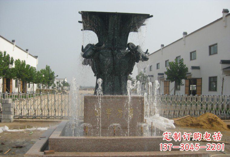 金华精美铜制喷泉雕塑