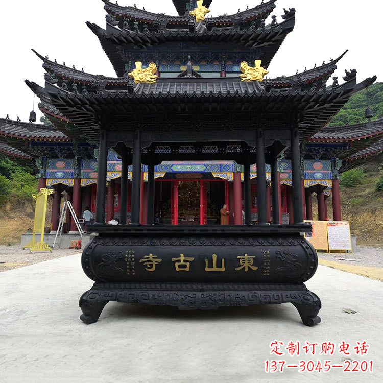 金华优雅古典大型香炉雕塑