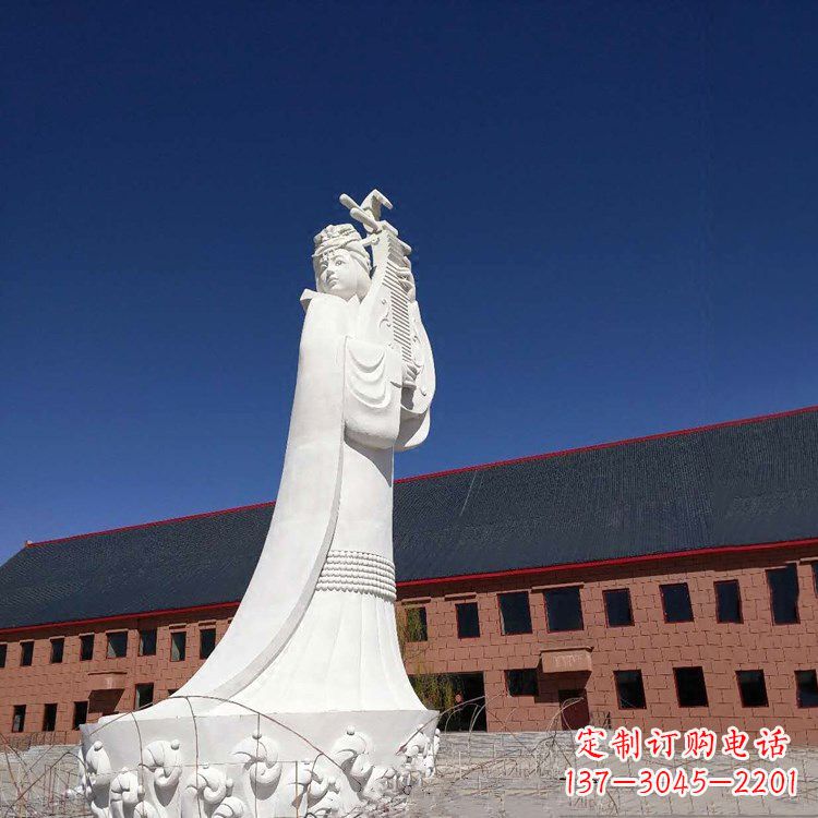 金华大型中国古代四大美女之王昭君出塞石雕塑