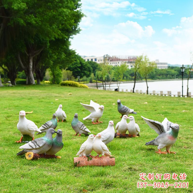 金华大学和平鸽雕塑