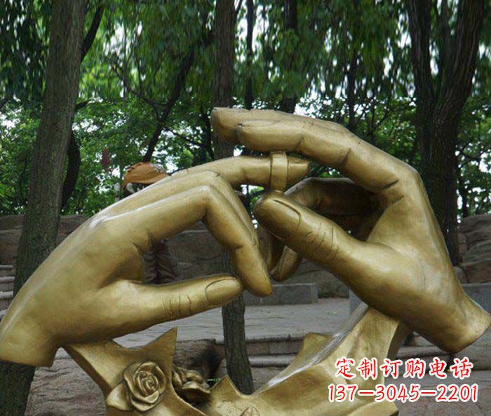 金华精美戒指铜雕塑