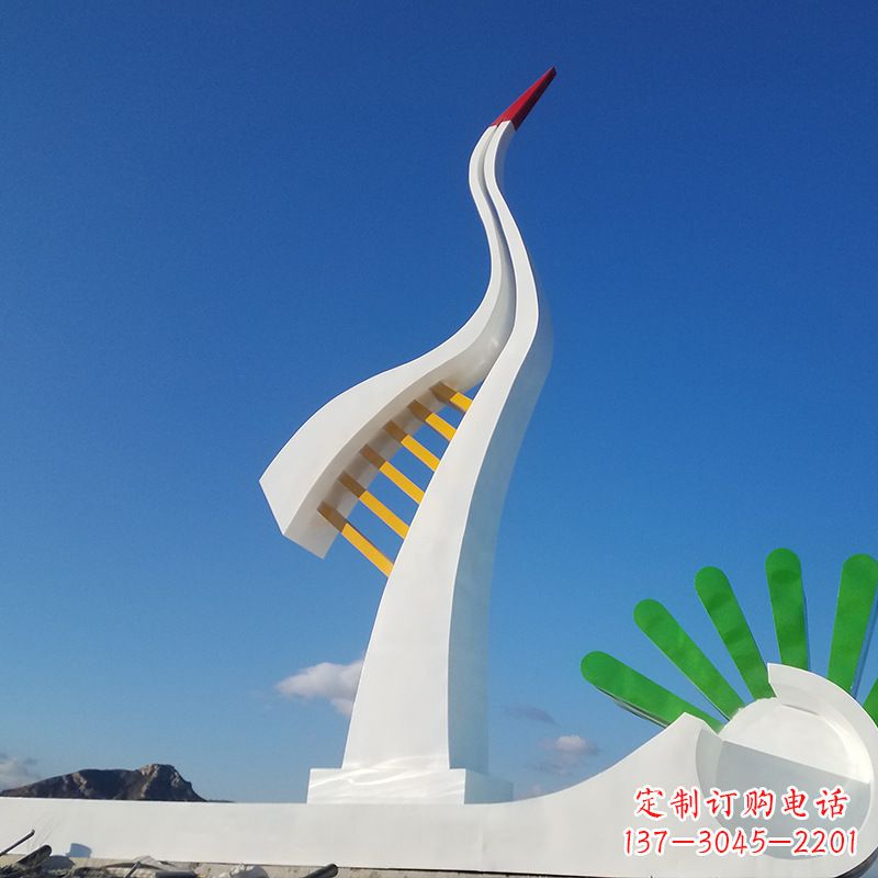 金华珍贵雅致的丹顶鹤雕塑