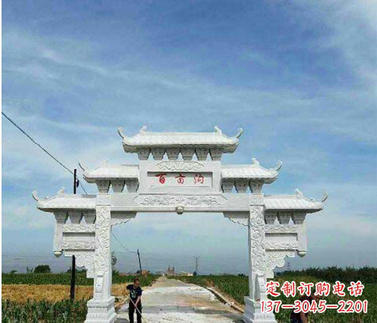 金华西方风格石牌坊石雕