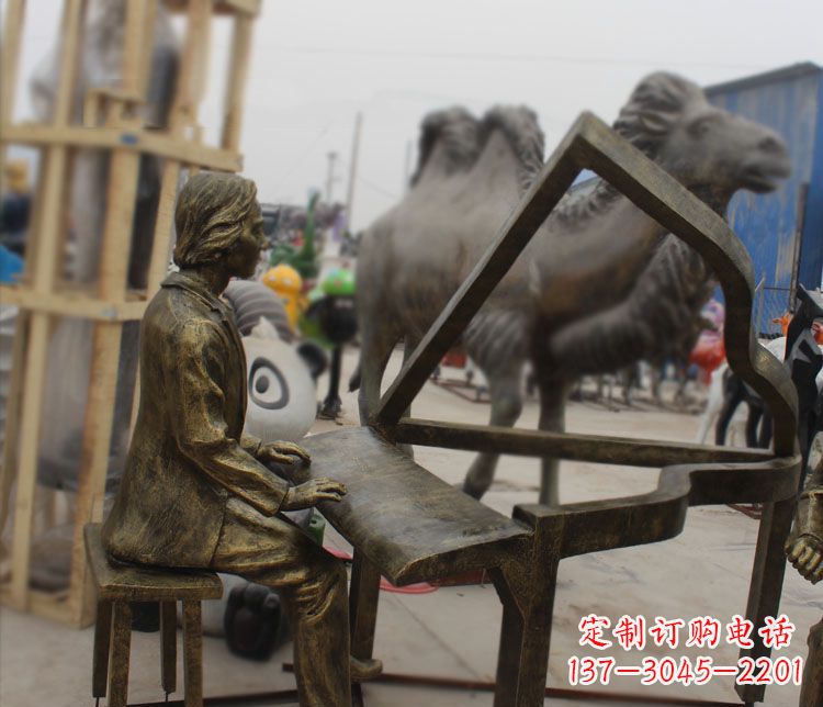 金华钢琴铜雕——表达艺术之美的完美融合