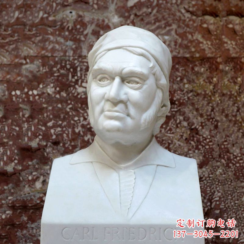 金华德国著名数学家高斯汉白玉石雕塑