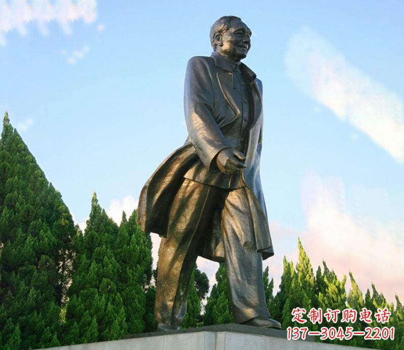 金华邓小平广场伟人铜雕