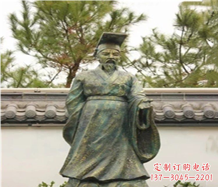 金华青铜雕刻汉武帝铜雕