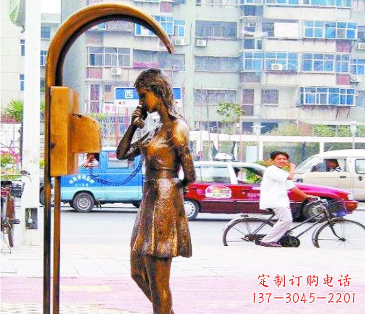 金华女孩铜雕塑——艺术的象征