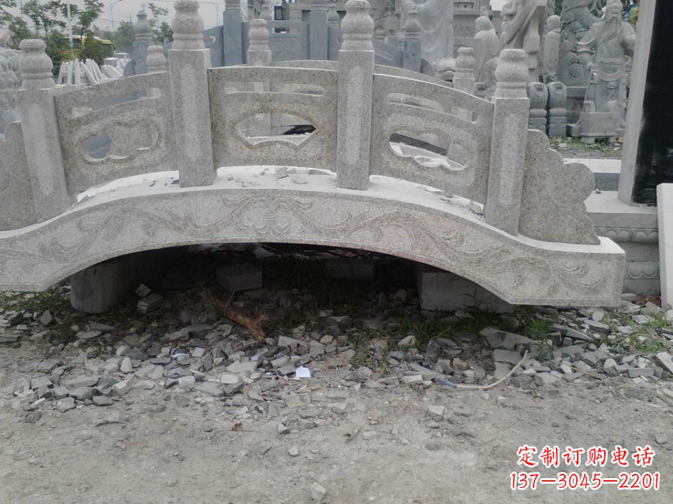 金华精美石桥雕塑,点缀庭园之美