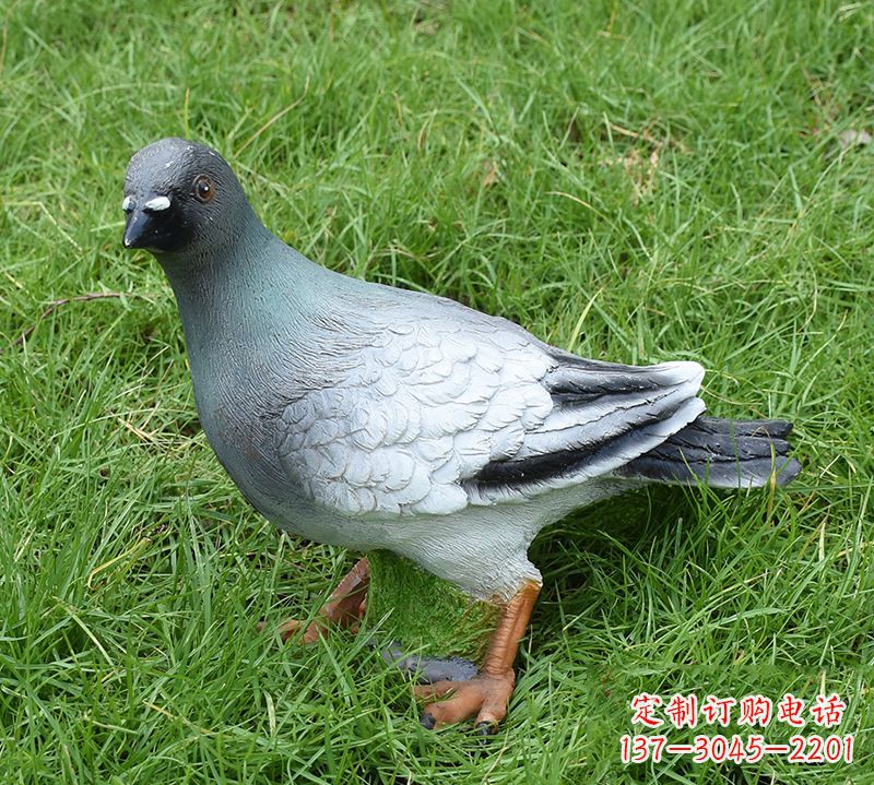 金华雕塑和平鸽少女