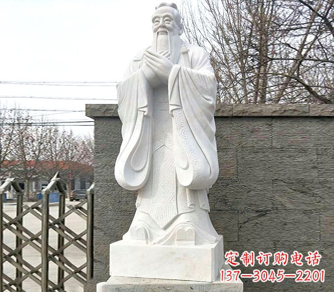 金华雕塑孔子头像