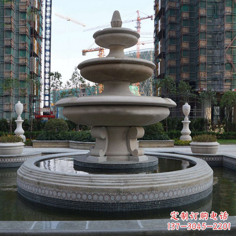 金华东阳石雕喷泉水景