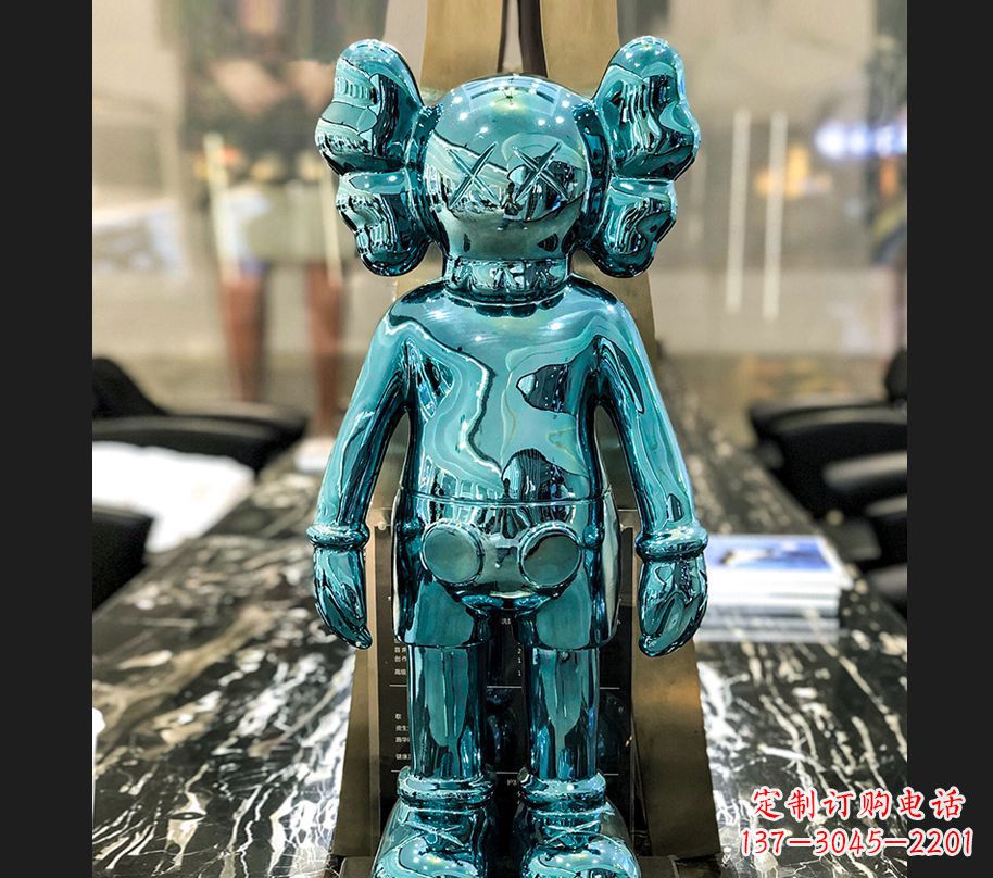 金华动漫不锈钢机器人雕塑