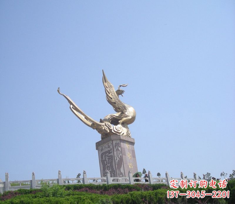 金华动物凤凰铜雕