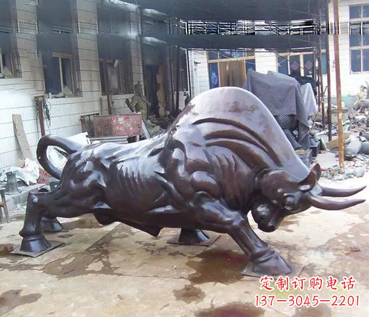 金华动物牛铜雕塑