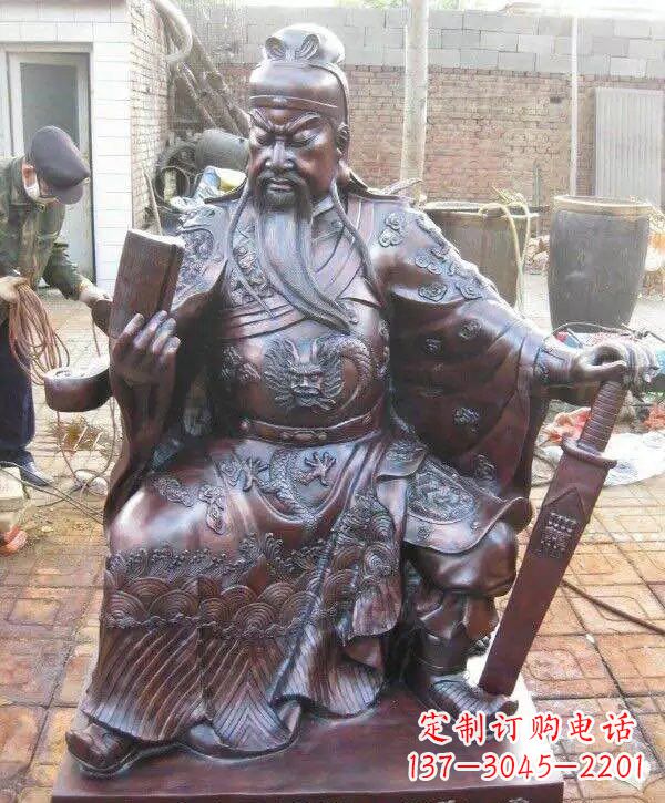 金华关公铜雕——象征着一份久远精神的传承