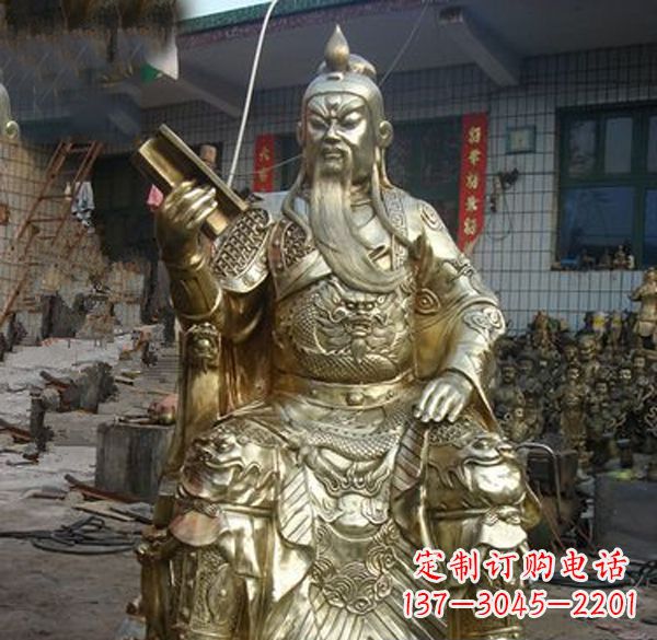 金华关公武财神铜雕定制