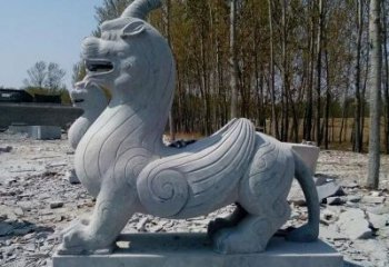 金华独角兽雕塑，神兽石雕带你穿越回古老神话中