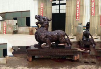 金华独角兽铸铜雕塑—精雕细琢的艺术瑰宝
