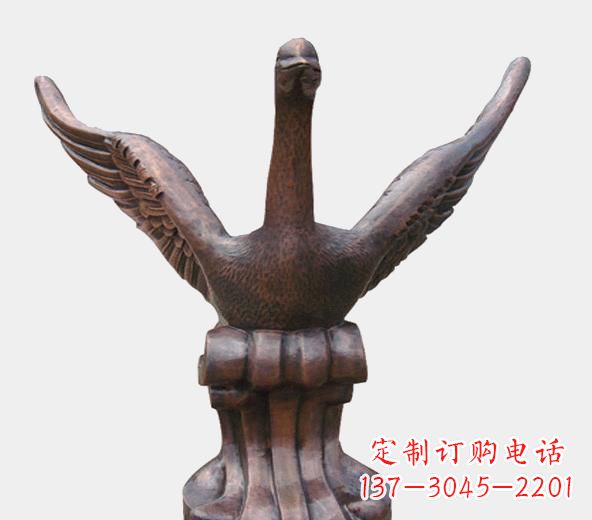 金华高级锻铜天鹅雕塑