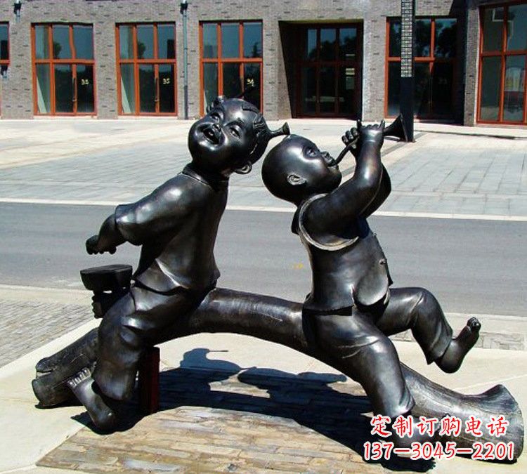 金华铜雕童趣,引领儿童童趣生活