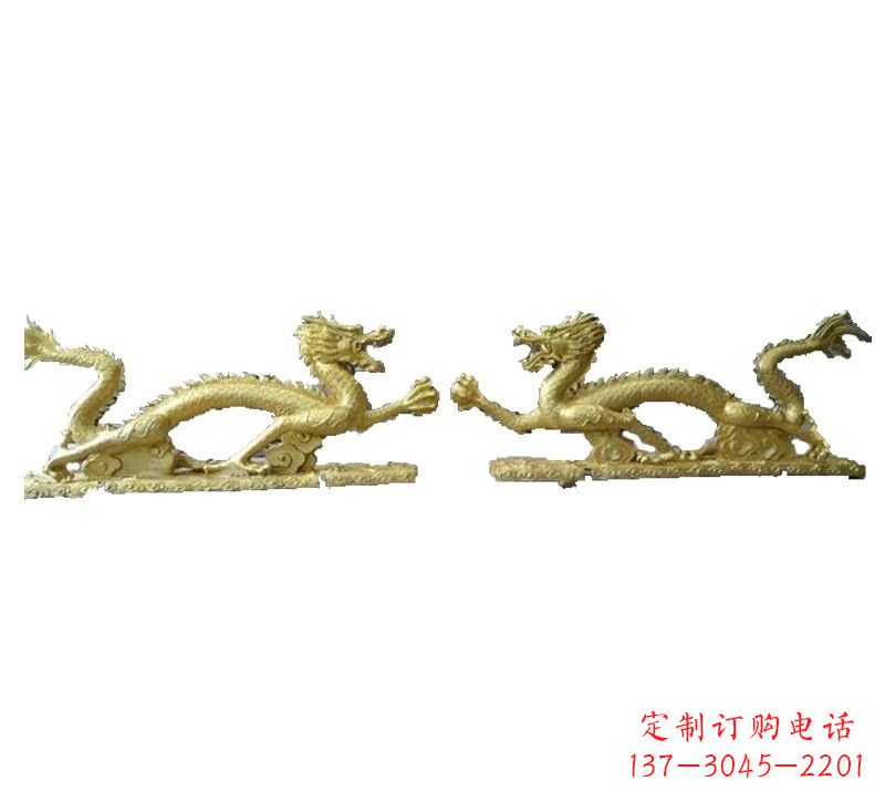 金华二龙戏珠铸铜雕塑