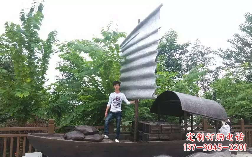金华高品质帆船铜雕